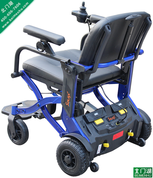 美国solax舒乐适s7101遥控折叠电动轮椅轻便小巧电动轮椅