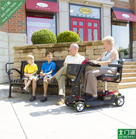 美国普拉德Pride旅行新锐GOGO LX4老年代步车 老人电动轮椅 带四轮减震